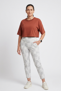Cropped Mysore Marrom-Marsala