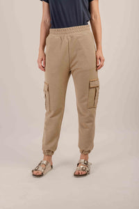 Calça Mumbai Bege-Dourado