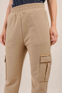 Calça Mumbai Bege-Dourado