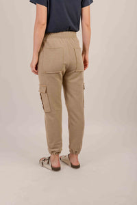 Calça Mumbai Bege-Dourado