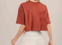 Cropped Mysore Marrom-Marsala